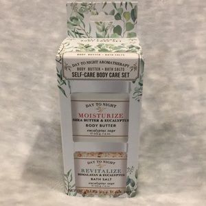 Shea Eucalyptus Body Butter, Himalayan Eucalyptus Bath Salts 2 Jar Set NWT 8oz